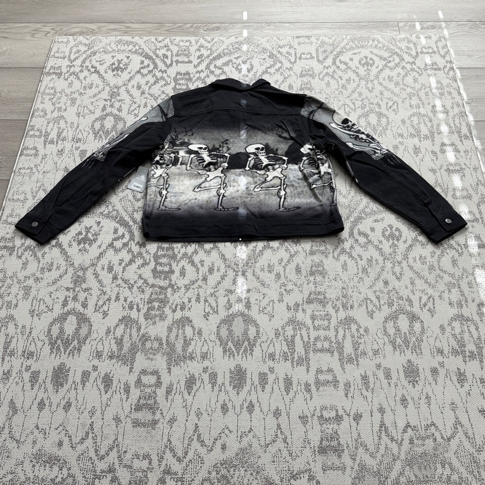 Disney Skeleton Dance Denim Jacket (NWT) - Picture 2 of 2